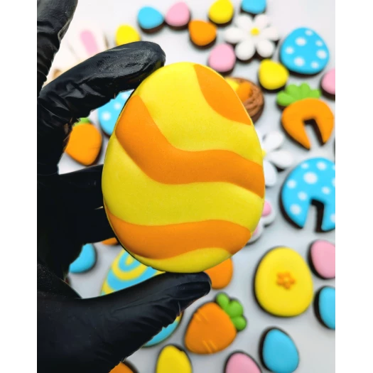 oeuf orange et jaune